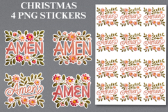 Christmas AmenStickers Png | Printable Product Image 1