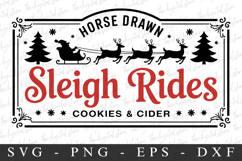Sleigh Rides Svg | Christmas svg Product Image 1