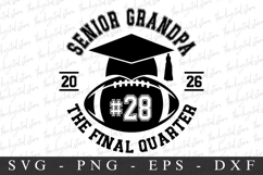 Senior Grandpa The Final Quater SVG | SVG Cut files Product Image 1