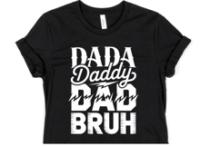 Dada Daddy Dad Bruh svg | Svg Cut File | Shirt Svg Product Image 1