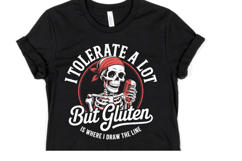 I tolerate a lot but Gluten svg | Svg Cut File | Shirt Svg Product Image 1