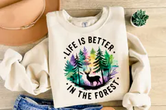 Life is better in the forest Svg | Shirt Svg Product Image 3
