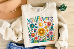 Wildflowers svg | Svg Files for Cricut | Shirt Svg Product Image 3