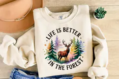 Life is better in the forest Svg | Shirt Svg Product Image 3