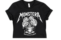 Monstera master of plants svg Design | Shirt Svg Product Image 1