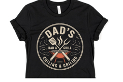 Dad&#039;s Chiling &amp; Griling svg | Svg Cut Files | Shirt Svg Product Image 1