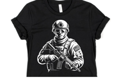 USA Solider Svg Design | Svg Cut Files | Shirt Svg Product Image 1