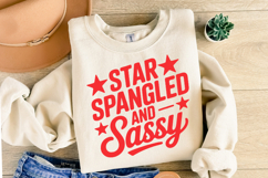 Star Spangled and Sassy svg | 4th of july Svg | Shirt Svg Product Image 3