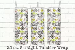 Softball Mom Tumbler Wrap, Sublimation, 20 oz Tumbler Wrap Product Image 1
