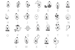Chicken Dingbats Product Image 3