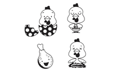 Chicken Dingbats Product Image 5