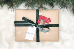 Christmas Gift Tag Mockup | Christmas Mockup in JPG and PSD Product Image 3