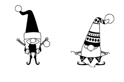 Christmas Gnomes Dingbats Product Image 7