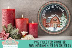 Christmas on the Farm for Sublimation or Print