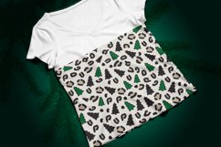 Christmas Seamless Patterns Bundle, Leopard Christmas Trees Product Image 4