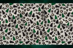Christmas Seamless Patterns Bundle, Leopard Christmas Trees Product Image 3