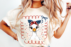 4th Goose PNG, Coquette Bow Png, 4th of July Png, Girly Png Product Image 1
