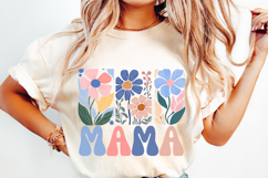 Floral Mama Coquette PNG, Boho Mama Png, Mothers Day Png Product Image 1