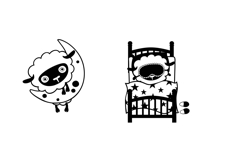 Counting Sheep Dingbats Product Image 10
