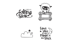 Counting Sheep Dingbats Product Image 5