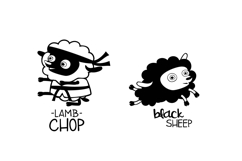 Counting Sheep Dingbats Product Image 7
