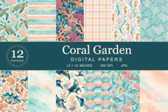 Coral Reef Digital Papers Product Image 1