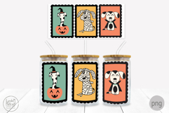 Halloween Dogs for Libby Glass Can, Spooky Pets Png Wrap Product Image 1