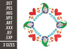 Gnome Mandala | Embroidery Design Product Image 1