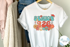 Class of 2026 SVG, Retro floral senior svg, graduation svg Product Image 2