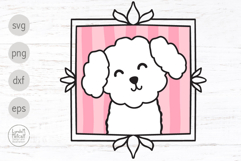 Bichon Frise SVG, Bichon Puppy PNG for Sublimation Product Image 1
