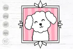 Bichon Frise SVG, Bichon Puppy PNG for Sublimation Product Image 1