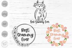 Best Grammy Ever Svg, Mother's Day Png, Gift for Grandma Svg Product Image 1