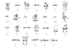Cow-lendar Dingbats Product Image 3