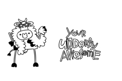 Cow-lendar Dingbats Product Image 7