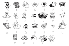 Cozy Cuties Dingbats Product Image 4