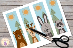 Bookmark, Printable Cute Forest Animals 1 Product Image 1