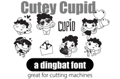 Cutey Cupid Dingbats Product Image 9