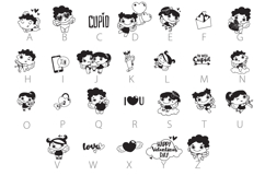 Cutey Cupid Dingbats Product Image 10