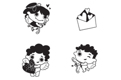 Cutey Cupid Dingbats Product Image 14