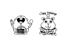 Cutie Capybara Dingbats Product Image 5