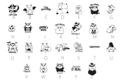 Cutie Capybara Halloween Dingbats Product Image 3