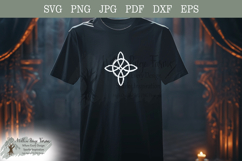 Witches Knot Sacred Protection Symbol Wiccan goth svg png Product Image 5