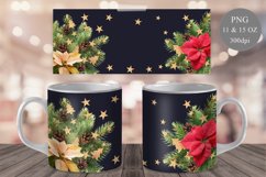 Christmas Mug Sublimation | Add Your Text Mug Wrap 11 15 oz Product Image 1