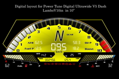 Digital Layout for Power Tune Digital Ultrawide V5 Dash Product Image 1