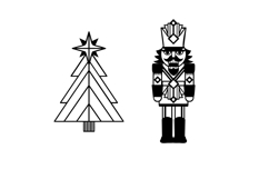 Deco Christmas Dingbats Product Image 5
