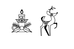 Deco Christmas Dingbats Product Image 9