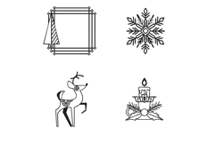Deco Christmas Dingbats Product Image 11
