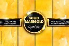 Solid Marigold Digital Papers - 04 Variations Product Image 1