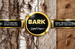 Bark Digital Papers - 04 Variations Product Image 1