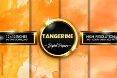 Tangerine Digital Papers - 04 Variations Product Image 1